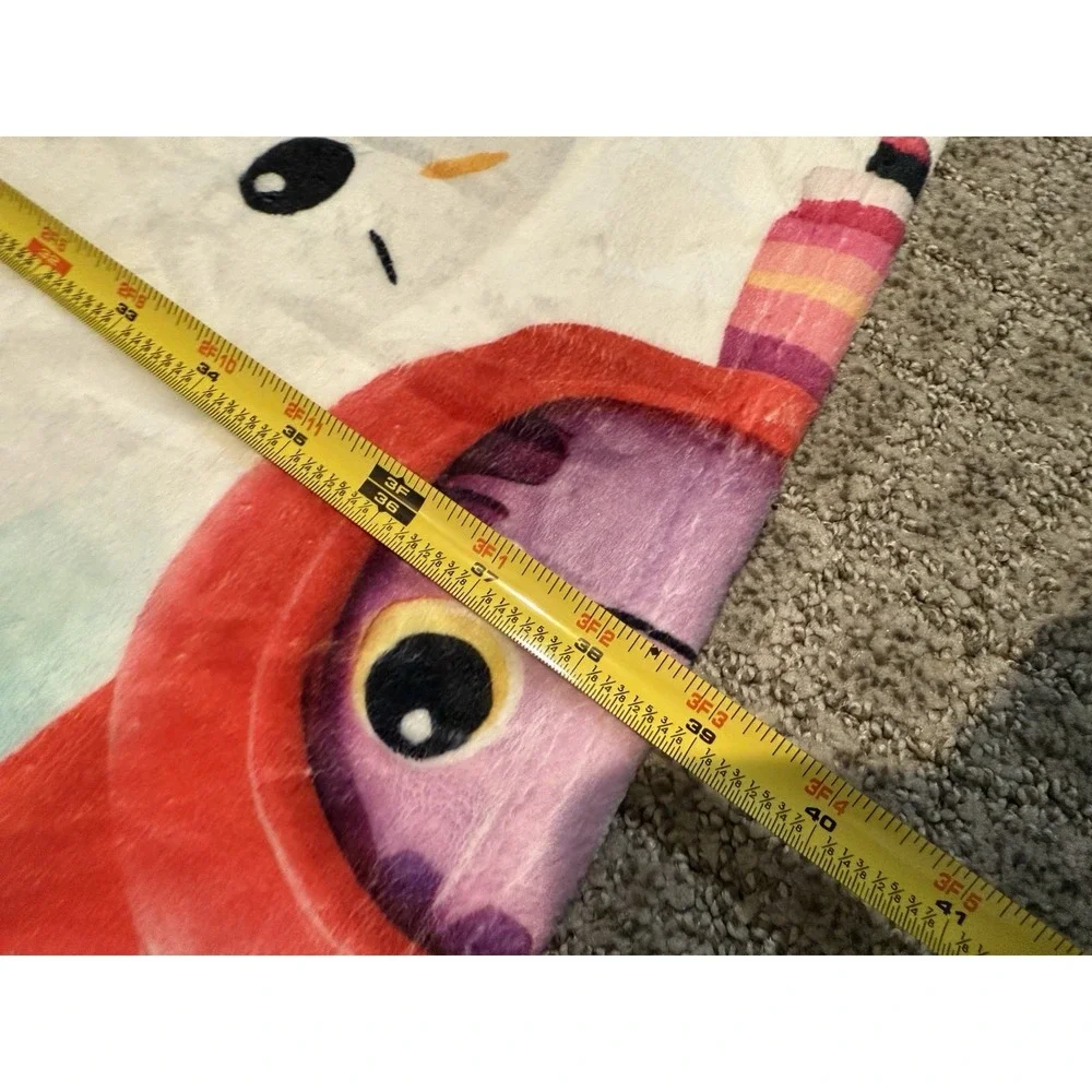 Gabby's Dollhouse themed blanket Pandy Paws, MerCat, and DJ Catnip 50